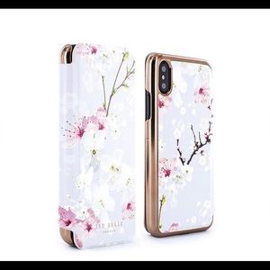 Ted Baker 🌸 -Breek Mirror Folio Case For IPhone X